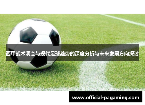 西甲战术演变与现代足球趋势的深度分析与未来发展方向探讨